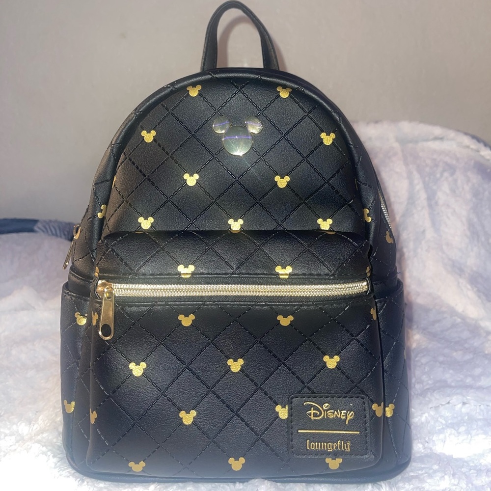 Loungefly Disney Mickey Mouse Quilted Mini Backpack